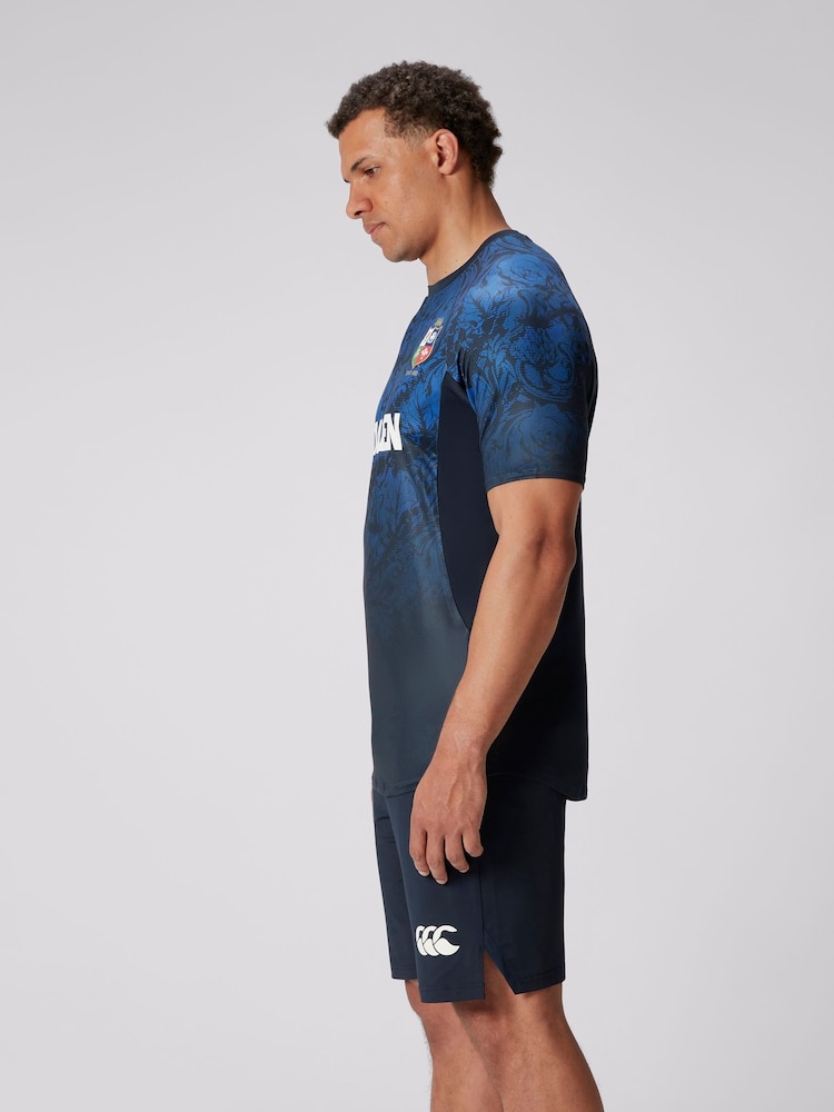 Canterbury Blue British & Irish Lions Rugby Superlight T-Shirt - Image 1 of 8