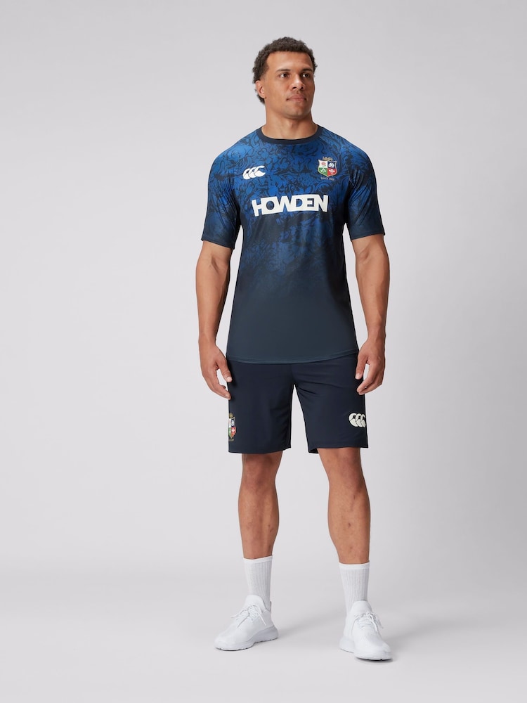 Canterbury Blue British & Irish Lions Rugby Superlight T-Shirt - Image 2 of 8