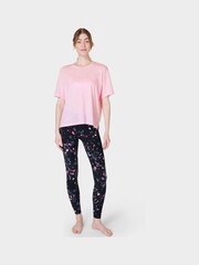 Sweaty Betty Nerine Pink Soft Flow Studio T-Shirt - Image 3 of 8