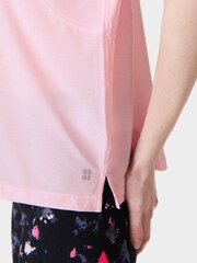 Sweaty Betty Nerine Pink Soft Flow Studio T-Shirt - Image 4 of 8