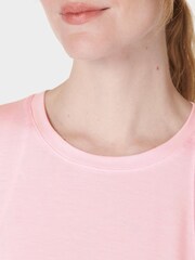 Sweaty Betty Nerine Pink Soft Flow Studio T-Shirt - Image 5 of 8