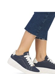 modra - Rieker Womens Evolution na vezalke; z vezalkami Trenerji - Slika 10 iz 10