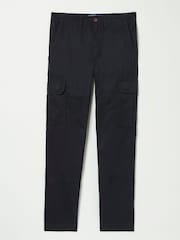 FatFace Bude Washed Black Cargo Trousers - Image 5 of 5