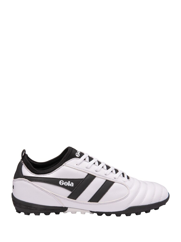 Blanco - Botas de fútbol con cordones de microfibra para césped artificial Ceptor para niños de Gola - Imagen 1 de 5