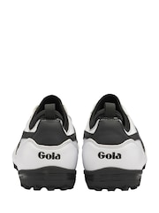 Blanco - Botas de fútbol con cordones de microfibra para césped artificial Ceptor para niños de Gola - Imagen 2 de 5