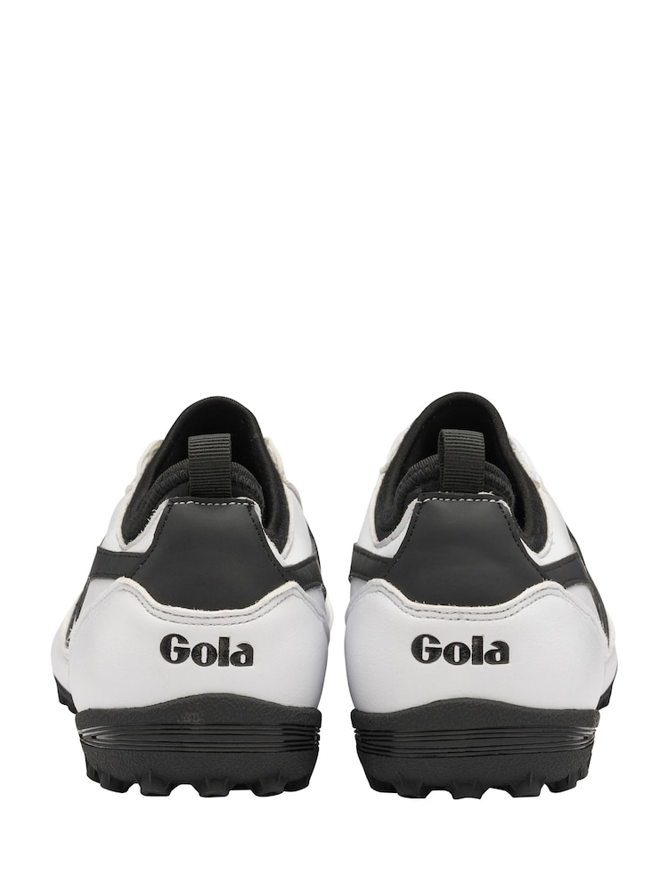 Blanco - Botas de fútbol con cordones de microfibra para césped artificial Ceptor para niños de Gola - Imagen 2 de 5