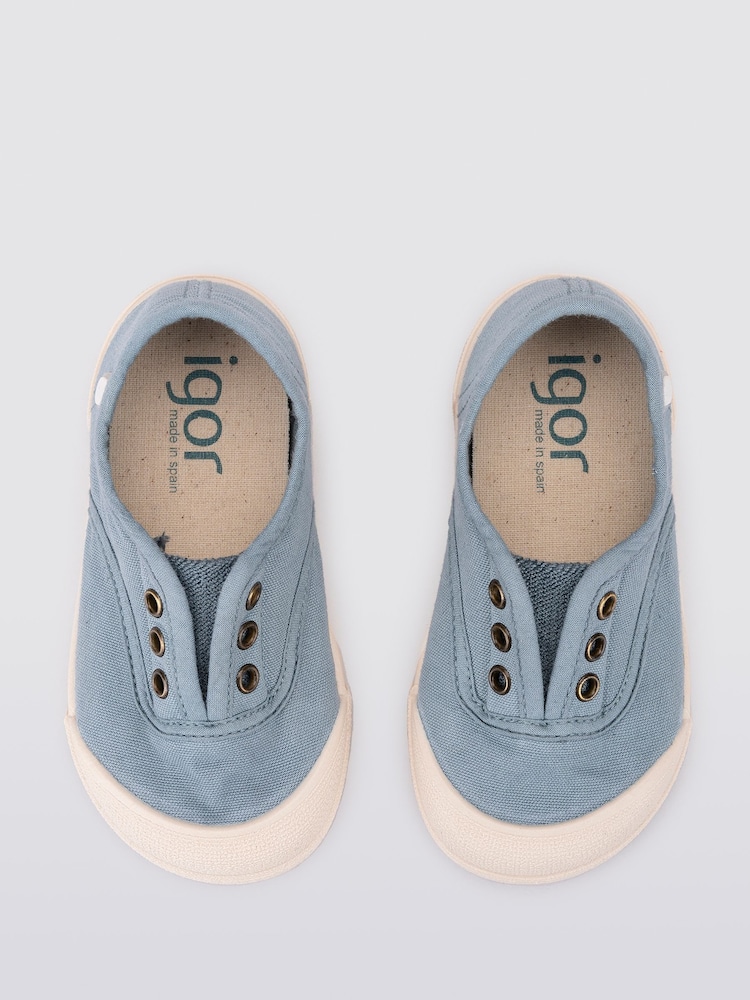Igor Lona Canvas Plimsolls Shoes - Image 2 of 5