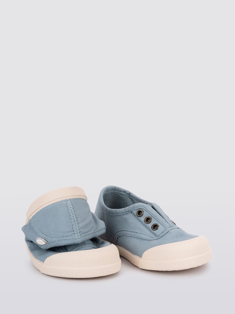 תכול - Igor Lona Canvas Plimsolls Shoes - Image 4 of 5