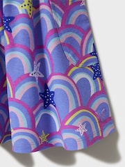 Crew Clothing Red Printed 100% Cotton Jersey Skirt - Image 4 of 4