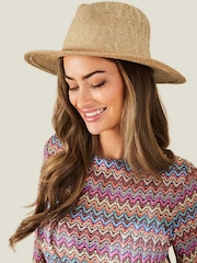 Accessorize Braid Trim Fedora klobuki in kape; pokrivala - Slika 3 iz 3