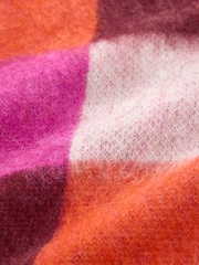 Pink Check Soft Touch Brushed Knit Jumper with Wool - Image 6 of 6