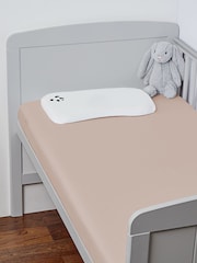 Panda London Set of 2 Vintage Pink Kids Bamboo Viscose Fitted Cotbed Fitted Sheets - Image 3 of 3