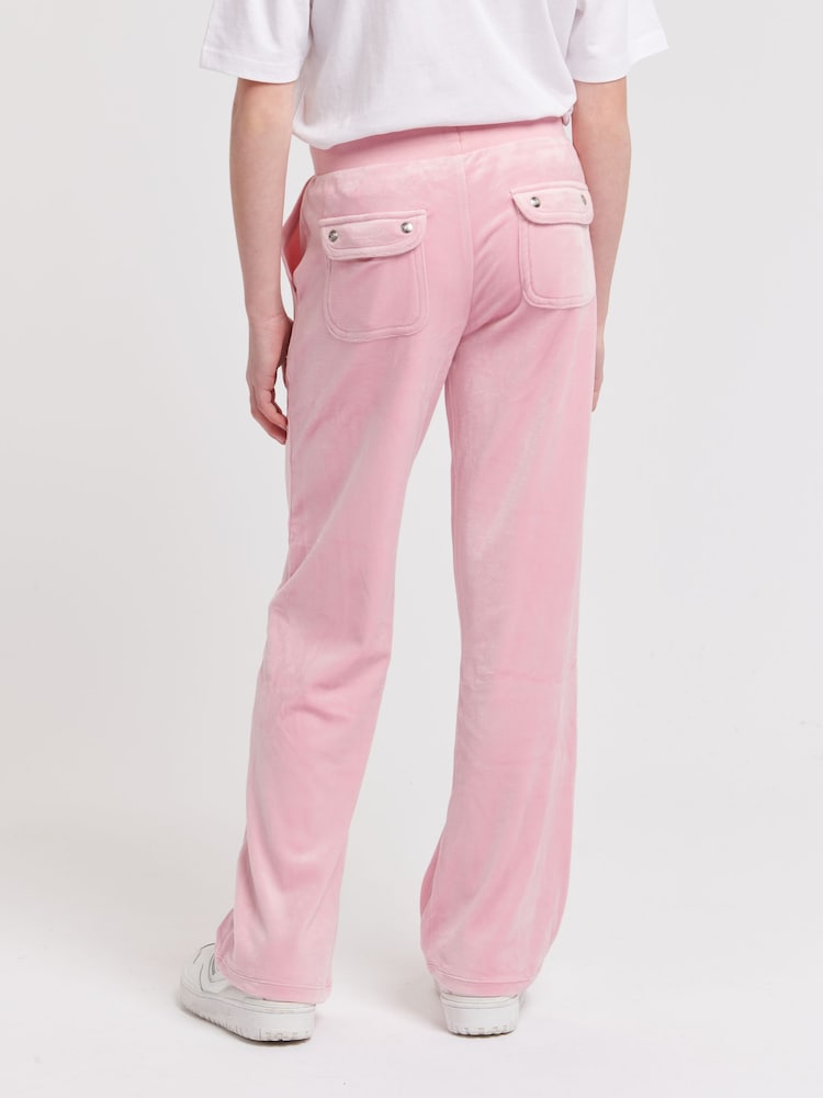 Rosa oscuro - Juicy Couture Tonal Wide Leg Trousers - Imagen 1 de 6