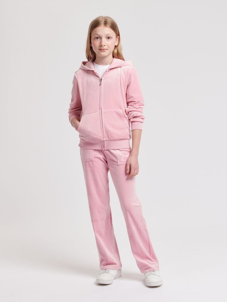 Rosa oscuro - Juicy Couture Tonal Wide Leg Trousers - Imagen 2 de 6
