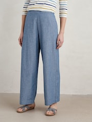 Seasalt Cornwall Blue Calluna Trousers - Image 5 of 9