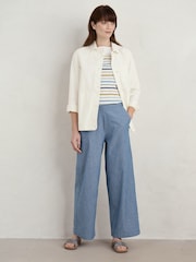 Seasalt Cornwall Blue Calluna Trousers - Image 7 of 9