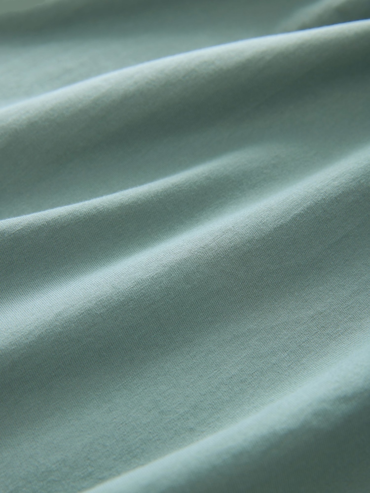Charcoal/Blue/Green/Neutral Long Sleeve 100% Cotton T-Shirts 4 Pack - Image 15 of 15