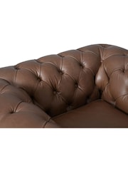 Halo Brown Gainsborough Leather Chair - Image 10 of 11