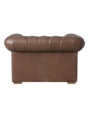 Halo Brown Gainsborough Leather Chair - Image 6 of 11