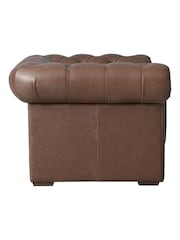 Halo Brown Gainsborough Leather Chair - Image 7 of 11