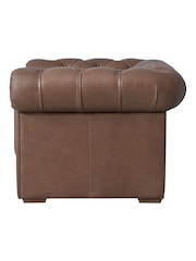 Halo Brown Gainsborough Leather Chair - Image 8 of 11