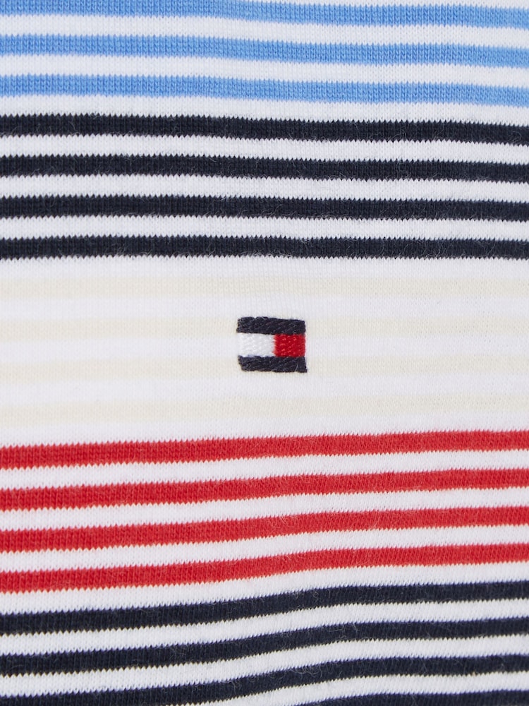 Tommy Hilfiger Corporate 100% Cotton Stripe T-Shirt - صورة 6 من 6