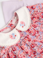 Красный с цветочным узором - Комплект из трикотажа с воротником и леггинсов Cath Kidston младенец - Image 11 of 14