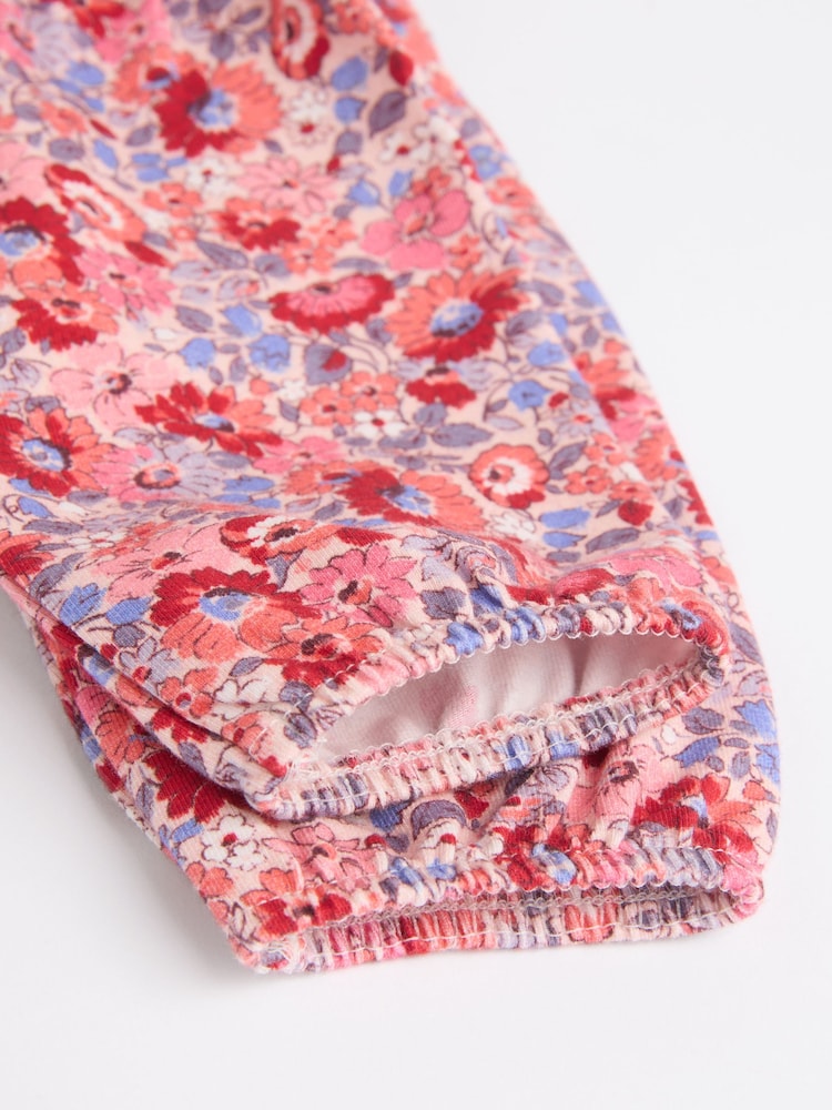 Красный с цветочным узором - Комплект из трикотажа с воротником и леггинсов Cath Kidston младенец - Image 14 of 14