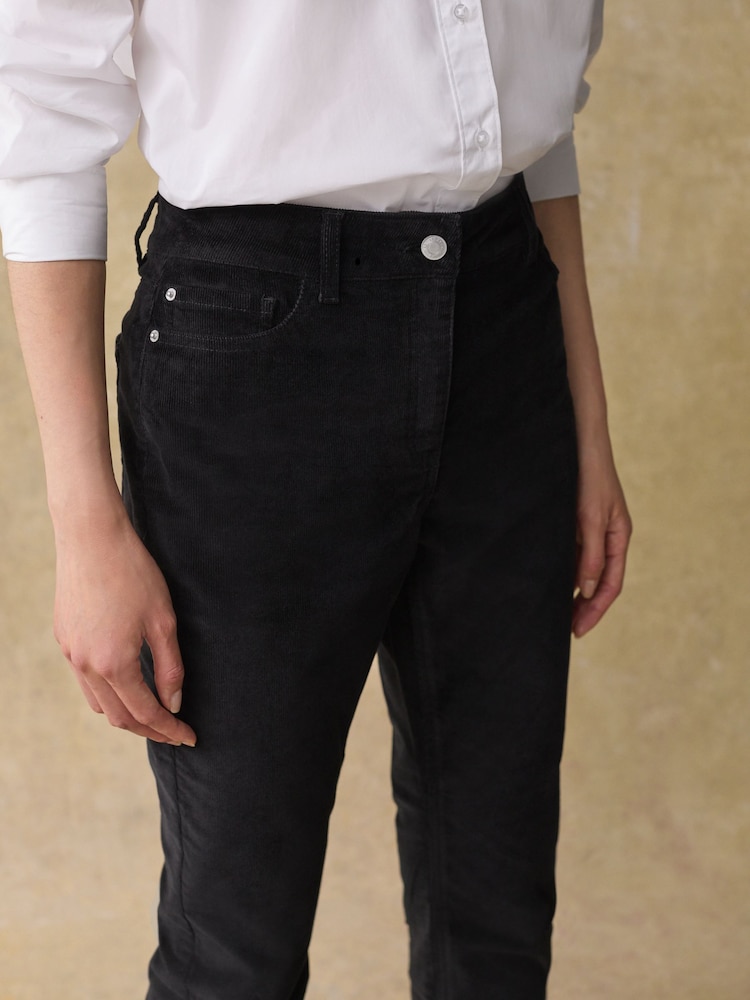 Black Corduroy Skinny Trousers - Image 4 of 7