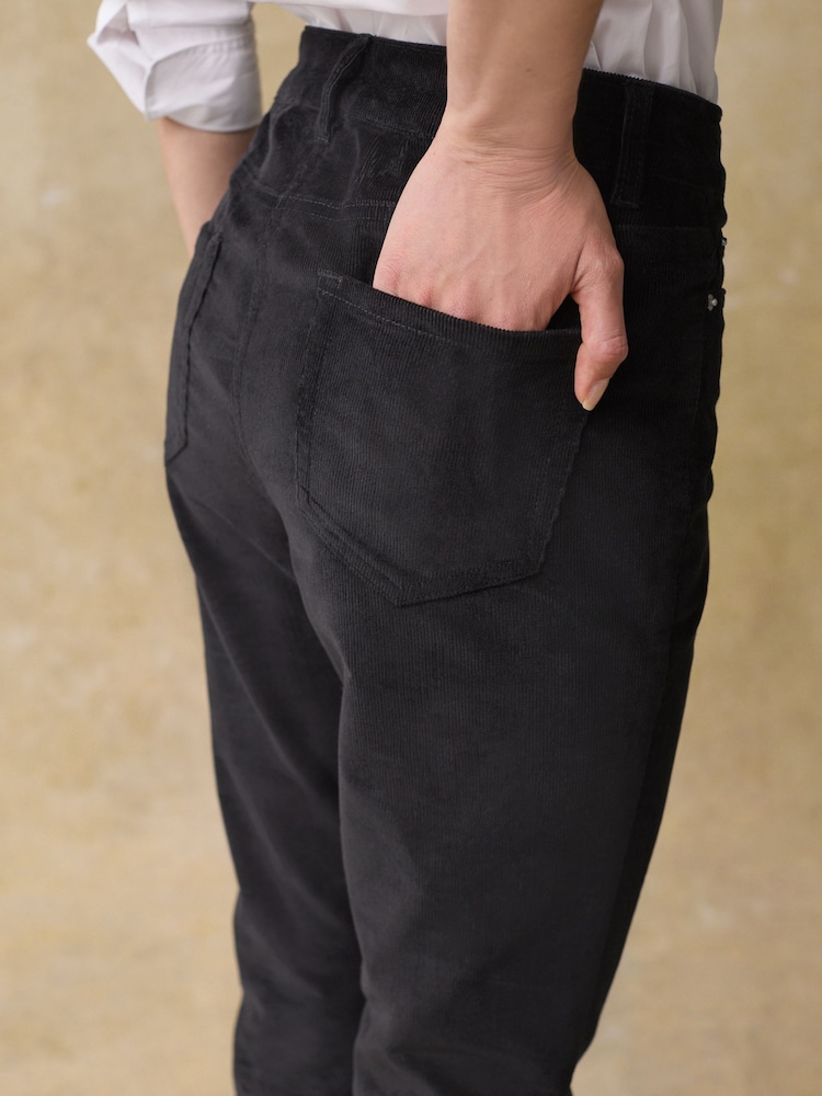 Black Corduroy Skinny Trousers - Image 5 of 7