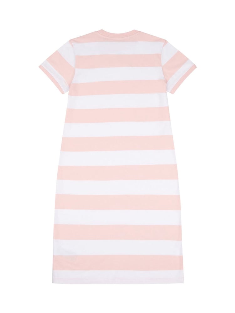 U.S. Polo Assn. Pink Womens Striped T-Shirt Dress - Image 6 of 7
