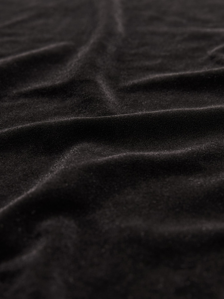 Black Bardot Velvet Maxi Dress - Image 5 of 5