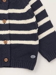Rock-A-Bye Baby Boutique Cosy 100% Cotton Knit Cardigan - Image 2 of 3