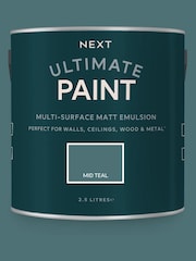 Mid Teal Ultimate®? Multi-Surface 2.5L Paint - Image 2 of 5