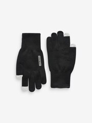 Sealskinz Hanworth Solo Merino Black Gloves - Image 1 of 4