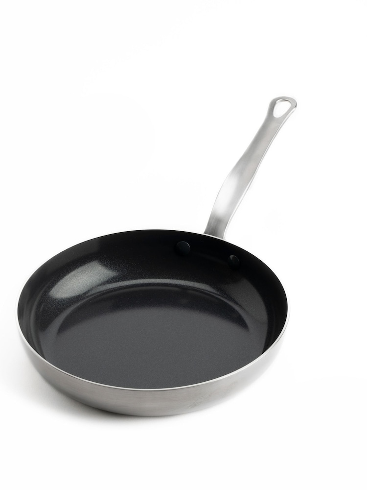 Mauviel 1830 Silver Tri-Ply Frypan 24CM - Image 1 of 3