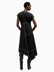 AllSaints Black Agnes Dress - Image 2 of 7