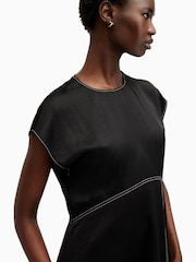 AllSaints Black Agnes Dress - Image 5 of 7