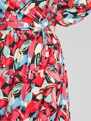 Simply Be Black Wrap Dress - Image 4 of 4