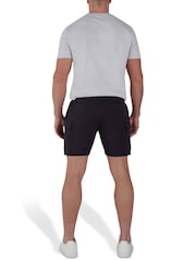 Raging Bull Stretch Waist 100% Cotton Jersey Cargo Black Short - Image 3 of 4