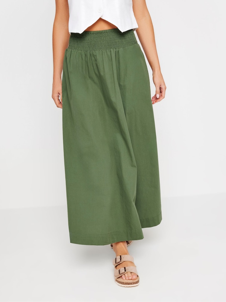 Grün - PixieGirl Petite Girl Poplin Maxi 100% Cotton Skirt - Bild 2 von 5 Grün - PixieGirl Petite Girl Poplin Maxi 100% Cotton Skirt - Bild 2 von 5