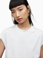 AllSaints White Esme T-Shirt - Image 3 of 8