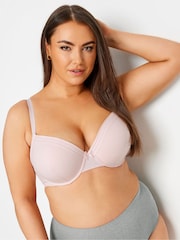 Yours Curve Grey Lace Trim Padded Bra 2 Pack - Image 3 of 5
