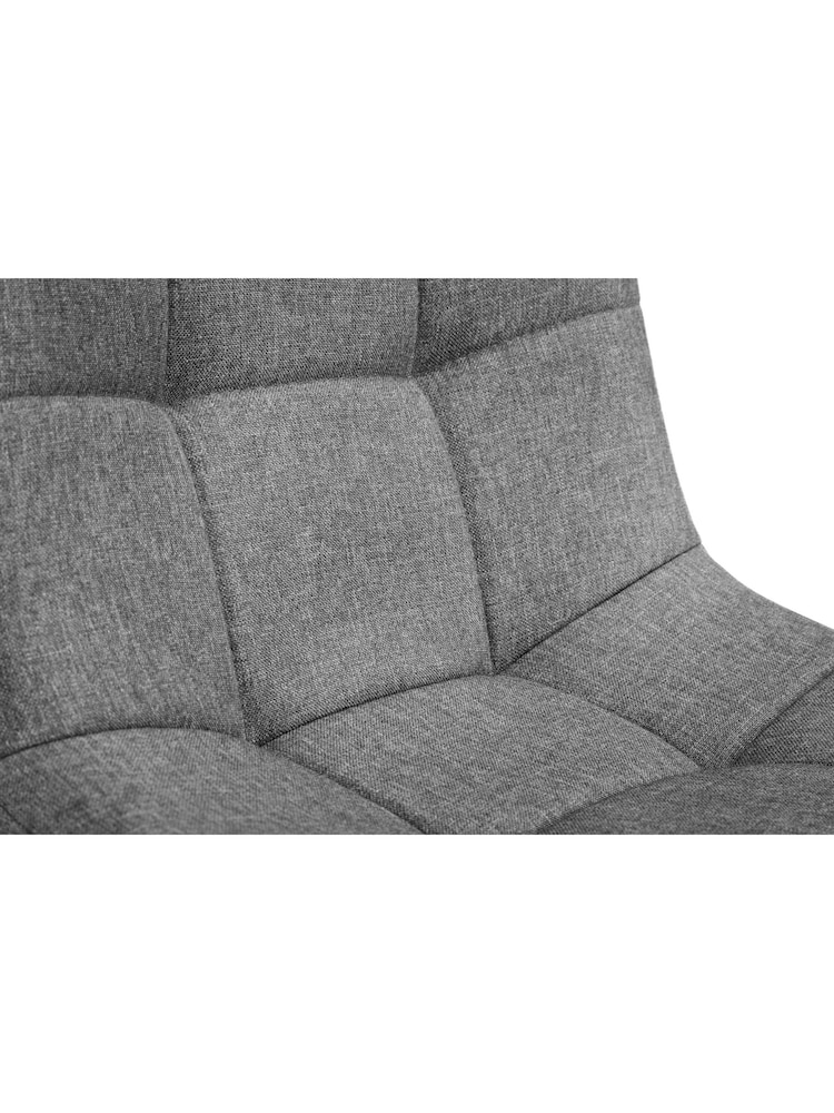 Julian Bowen Set of 4 Grey Hayden Dining Chairs - Image 6 of 6