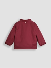 JoJo Maman Bébé Navy Pink Cherry 4-In-1 Polarfleece Jacket - Image 10 of 12