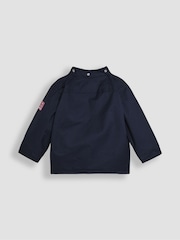 JoJo Maman Bébé Navy Pink Cherry 4-In-1 Polarfleece Jacket - Image 5 of 12