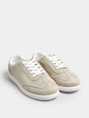 Yours Curve Grey Retro Trainers In Extra Wide EEE Fit - Image 2 of 5