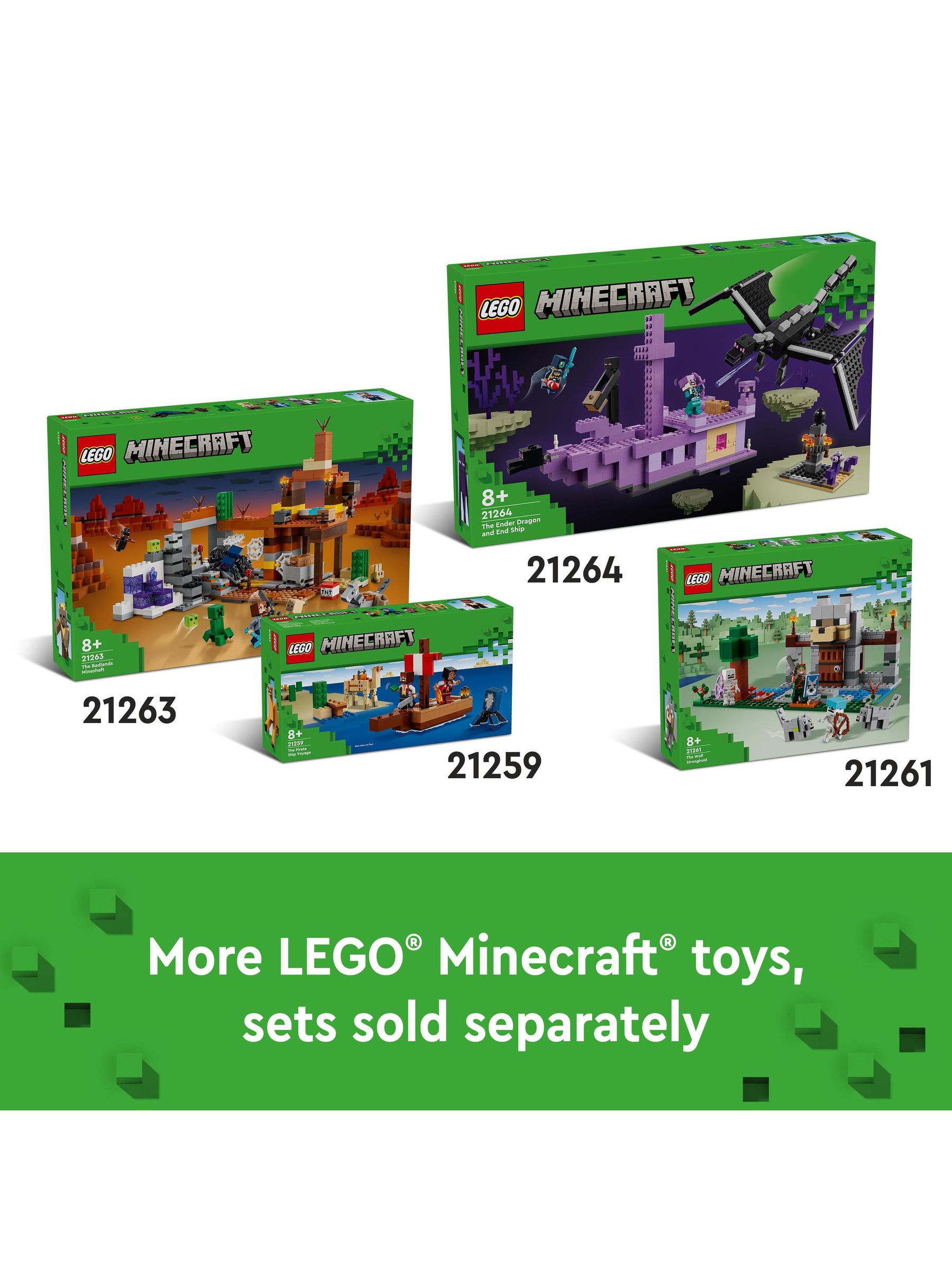 Buy LEGO Minecraft The Cherry Blossom Garden Toy from Next Romania