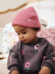 Hot Pink Baby Beanie Hat (0mths-2yrs) - Image 2 of 4