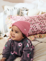 Hot Pink Baby Beanie Hat (0mths-2yrs) - Image 3 of 4